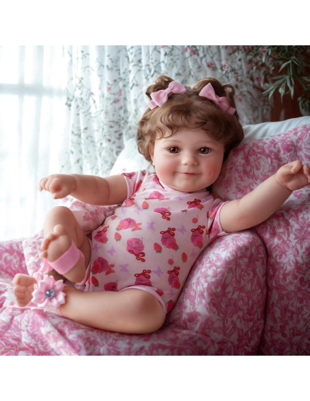 Muñeca de bebé renacida JIZHI 50,8 cm realista con caja