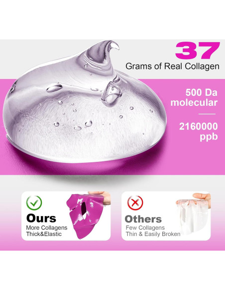 Mascarilla Facial Bio-Colágeno Glam Lady 37g Hidratante Antienvejecimiento