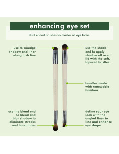 Set de Brochas de Maquillaje EcoTools para Ojos 2 Piezas 2