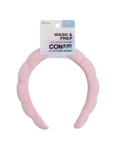 Banda para Maquillaje Conair Rosa - Suave y Absorbente