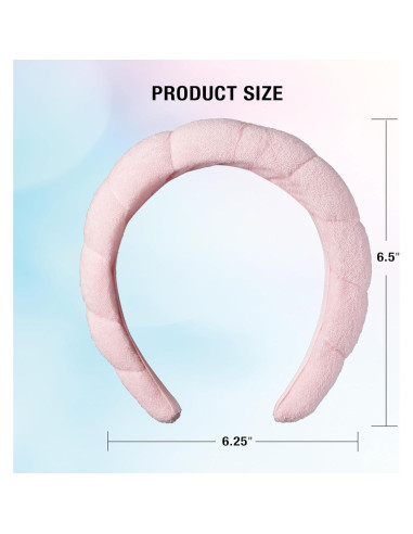 Banda para Maquillaje Conair Rosa - Suave y Absorbente