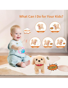 Juguete Perro Caminante AIBUY Golden Retriever Interactivo 2