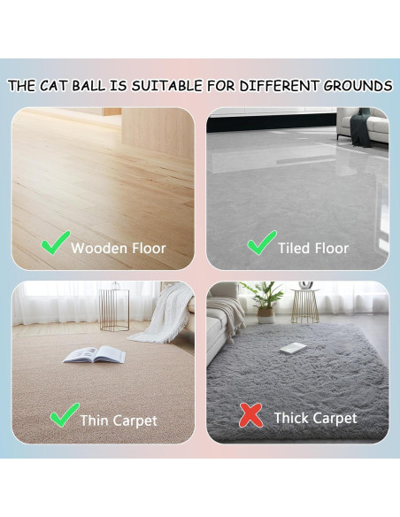 Juguete Interactivo para Gatos LELEAN Bola 2.0 Rosa LED