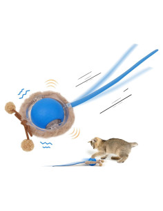 Bola Interactiva para Gatos Pet Prime Recargable con Luces y Sonidos