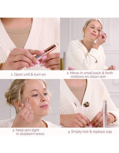 Removedor de Vello de Cejas Flawless Brows Rosa