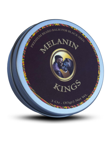 Bálsamo para Barba Melanin Kings 85g Cuidado Hombres Negros