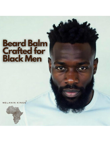 Bálsamo para Barba Melanin Kings 85g Cuidado Hombres Negros