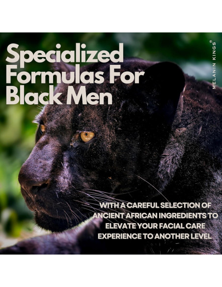 Bálsamo para Barba Melanin Kings 85g Cuidado Hombres Negros