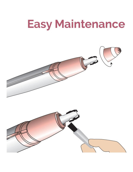 Removedor de Vello de Cejas Flawless Brows Rosa