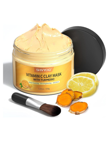Mascarilla Facial Vitamina C y Arcilla Kaolin 150 g - SHVYOG