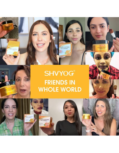 Mascarilla Facial Vitamina C y Arcilla Kaolin 150 g - SHVYOG