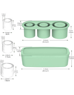 Bandeja de Hielo de Silicona Oyeftp para Taza Stanley 30-40 oz 2