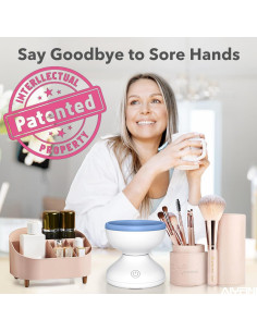 Limpiadora de Brochas Alyfini MBC-01 Eléctrica 8.89cm 2