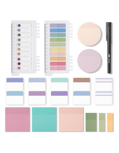 Conjunto de Notas Adhesivas Mr. Pen 1000 Hojas Coloridas