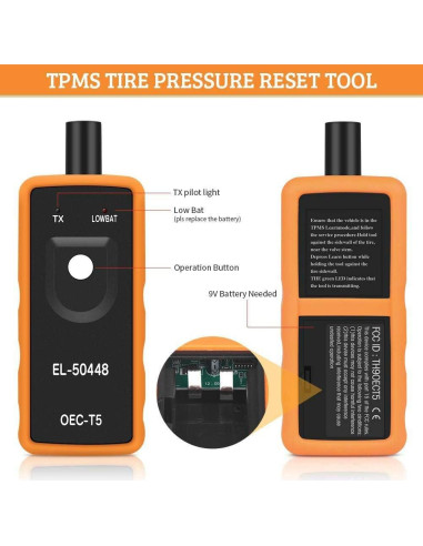 Herramienta de Reaprendizaje TPMS Greyghost EL-50448 para GM