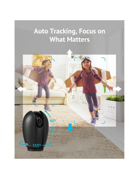 Cámara de Seguridad LaView 1080P WiFi con Audio Bidireccional