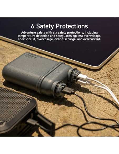 Cargador Portátil ELECOM NESTOUT 5000mAh USB-C Impermeable