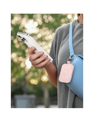 Cargador Portátil RORRY 5000mAh para Apple Watch y iPhone Rosa