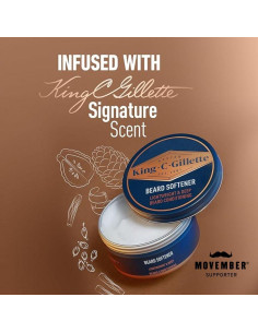 Bálsamo para Barba King C. Gillette 100g Acondicionador Profundo 2