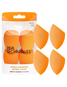 Esponja de Maquillaje Real Techniques, 4 Unidades, Sin Crueldad