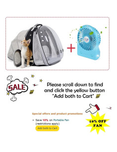 Mochila Transportadora Expandible Halinfer para Gatos 9,07 kg 2