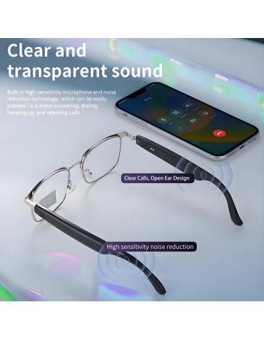 Gafas Bluetooth Giinova con Lentes de Cambio de Color