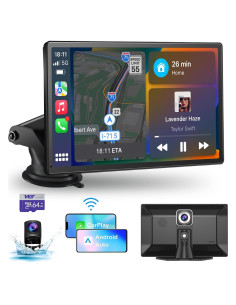 Pantalla Portátil para Coche 9" Cogamichi Carplay Inalámbrico