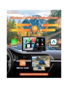 Pantalla Portátil para Coche 9" Cogamichi Carplay Inalámbrico 2