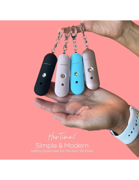 Alarma de Seguridad Personal HerTime2 Oro Rosa 130 dB