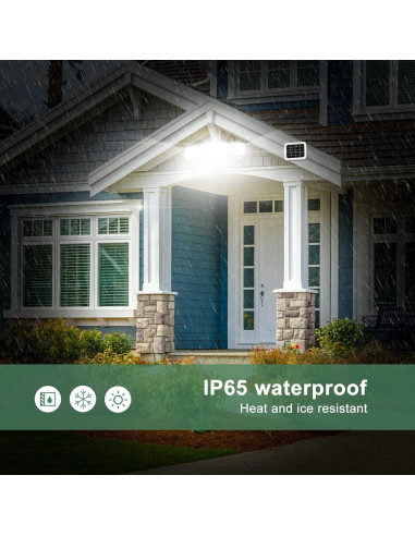 Luz Solar de Seguridad GLORIOUS-LITE 2400mAh LED IP65