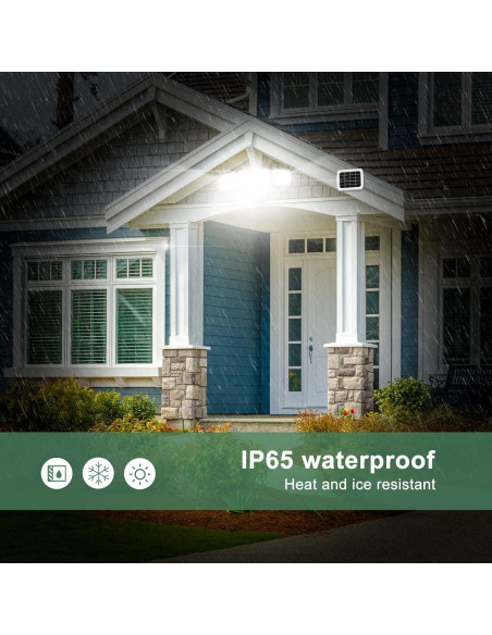 Luz Solar de Seguridad GLORIOUS-LITE 2400mAh LED IP65