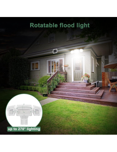 Luz Solar de Seguridad GLORIOUS-LITE 2400mAh LED IP65