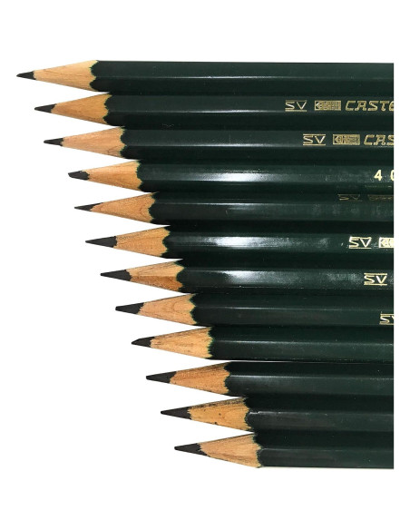 Conjunto de Lápices de Grafito Faber-Castell 9000 - 12 Piezas