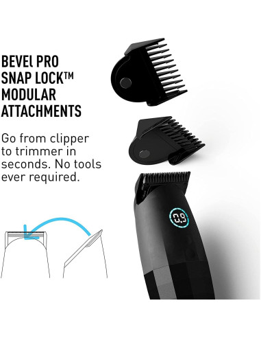 Cortadora y Recortadora Bevel Profesional Inalámbrica