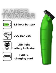 Cortadora Profesional Supreme Trimmer Vader 210 Min Carga USB-C 2