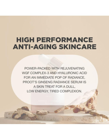 Suero de Ginseng Proot 52.5% 28.5g - Hidratante y Rejuvenecedor