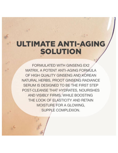 Suero de Ginseng Proot 52.5% 28.5g - Hidratante y Rejuvenecedor