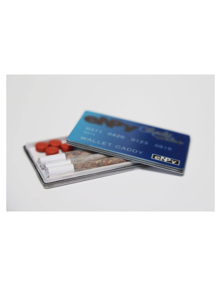 Caddy de Cartera Azul - Caja Fuerte Discreta Compacta 32g