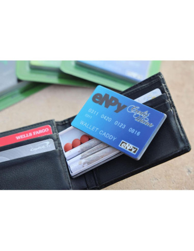 Caddy de Cartera Azul - Caja Fuerte Discreta Compacta 32g