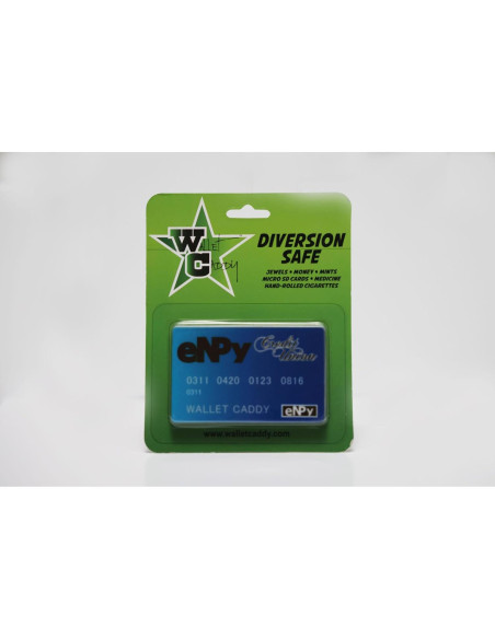 Caddy de Cartera Azul - Caja Fuerte Discreta Compacta 32g