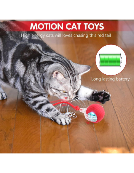 Juguete Interactivo para Gatos BLUEYPET Bola Recargable