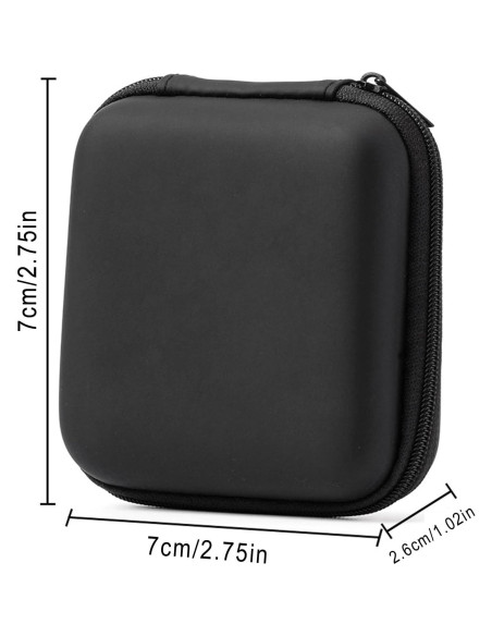 Funda para Auriculares EVA Lopsity Negra Impermeable 5cm