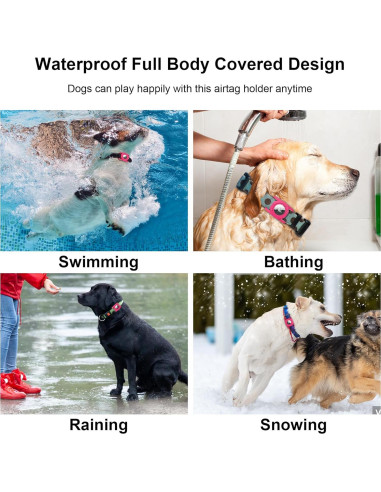 Funda Impermeable SANKALA para Airtag de Collar de Perro