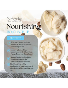 Exfoliante Corporal Emulsionado Sinarie 142 g Malvavisco Tostado 2