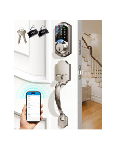 Cerradura Inteligente Veise VE07-H Biométrica con Manija