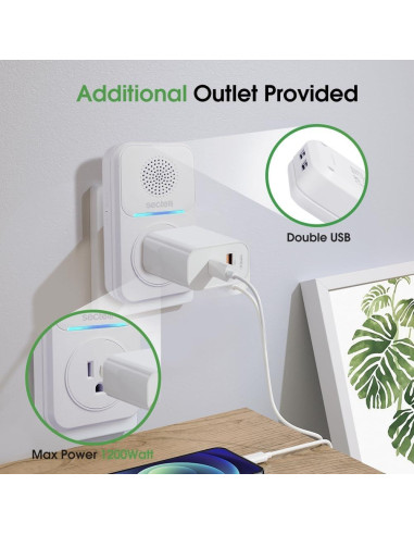 Timbre Inalámbrico Sectelli 1600 pies 60 Tonos USB