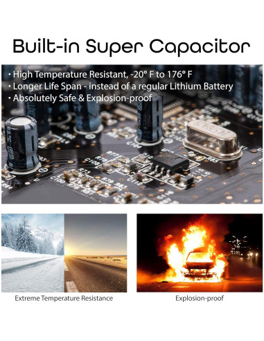 Cámara Rexing V3 Doble Frontal y Cabina Full HD 1080p