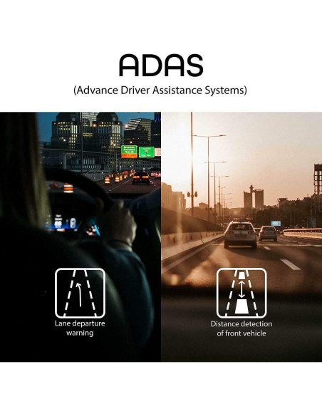 Cámara Rexing V3 Doble Frontal y Cabina Full HD 1080p