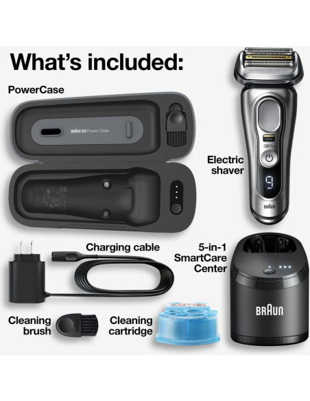 Afeitadora Eléctrica Braun Serie 9 Pro 9477cc Impermeable