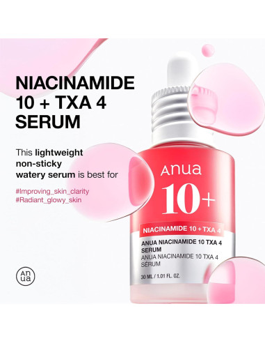 Suero Facial ANUA Niacinamida 10% y Ácido Tranexámico 30ml